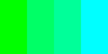 Green To Blue Image